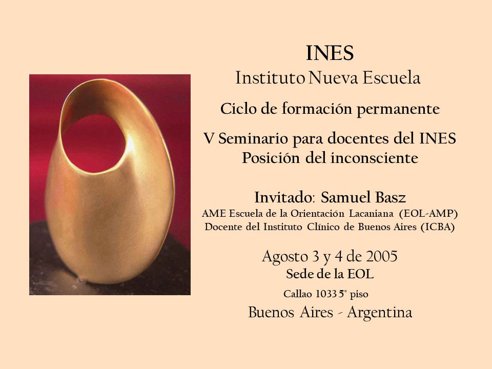 2005 V Seminario del INES